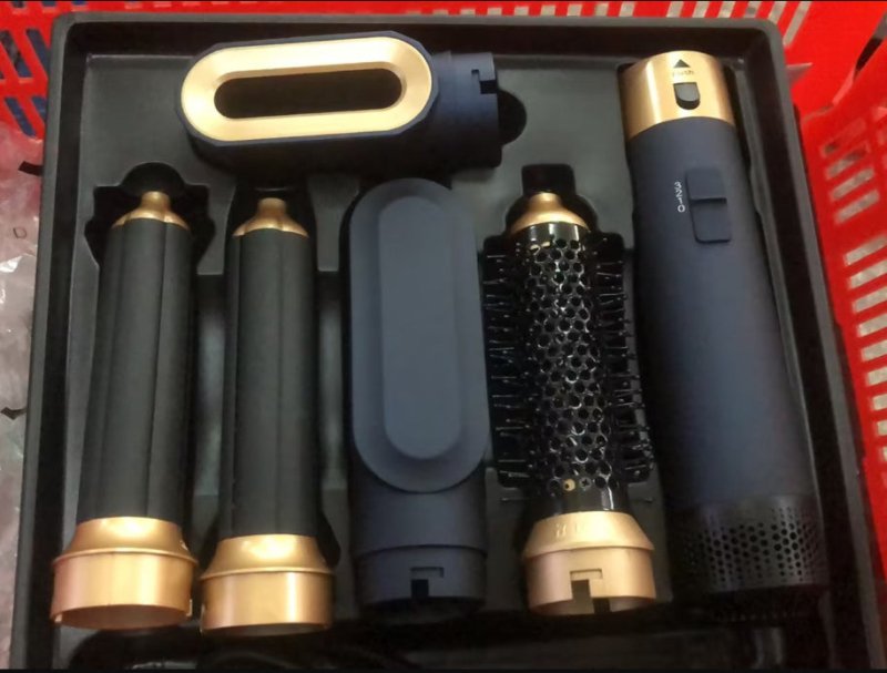 New Hair Dryer Multi Hair Styler 5 In1 Curling Iron Hair $49.00 Dana Fashion power: EU color box packaging Beauty Tools Product information: Diameter of thermal conductor: more than 31mm Product Category: Dry roll straight three in one Thermal conductor m