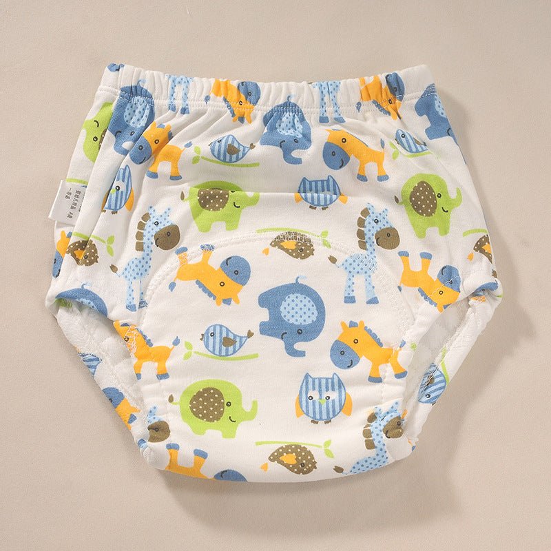 New Infant Breathable Training Pants $13.87 Dana Fashion Color: Animal Size: 100 Baby Clothing Product information: Material: cotton Safety level: Class A Applicable age: 6-12 months, 1-3 years old, 0-6 months Suitable weight: below 18kg Size Information: