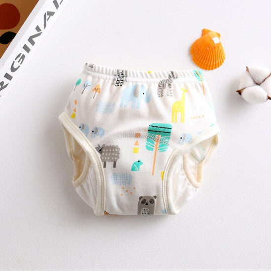 New Korean Wing Guard Baby Gauze Diaper Waterproof Diaper Cotton Diaper Pocket Baby Learning Pants Pull-Up Pants $15.35 Dana Fashion Color: 9 color Size: 100 Baby Clothing Product information: Color: Wings-Red Car, Wings-Grove, Wings-Skydiving Bear, Wings
