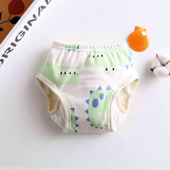 New Korean Wing Guard Baby Gauze Diaper Waterproof Diaper Cotton Diaper Pocket Baby Learning Pants Pull-Up Pants $15.35 Dana Fashion Color: 5 color Size: 100 Baby Clothing Product information: Color: Wings-Red Car, Wings-Grove, Wings-Skydiving Bear, Wings
