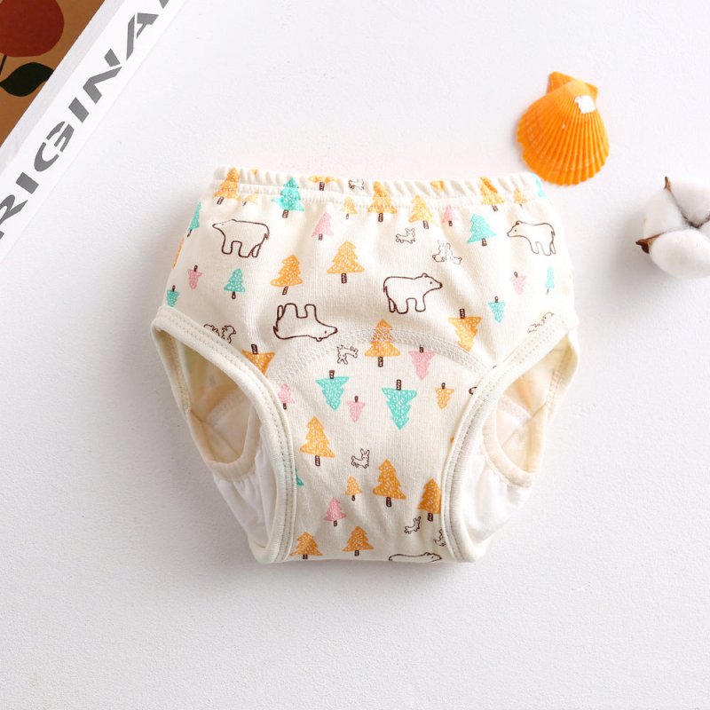 New Korean Wing Guard Baby Gauze Diaper Waterproof Diaper Cotton Diaper Pocket Baby Learning Pants Pull-Up Pants $15.35 Dana Fashion Color: 10 color Size: 100 Baby Clothing Product information: Color: Wings-Red Car, Wings-Grove, Wings-Skydiving Bear, Wing