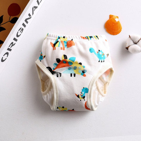 New Korean Wing Guard Baby Gauze Diaper Waterproof Diaper Cotton Diaper Pocket Baby Learning Pants Pull-Up Pants $15.35 Dana Fashion Color: 3 color Size: 100 Baby Clothing Product information: Color: Wings-Red Car, Wings-Grove, Wings-Skydiving Bear, Wings