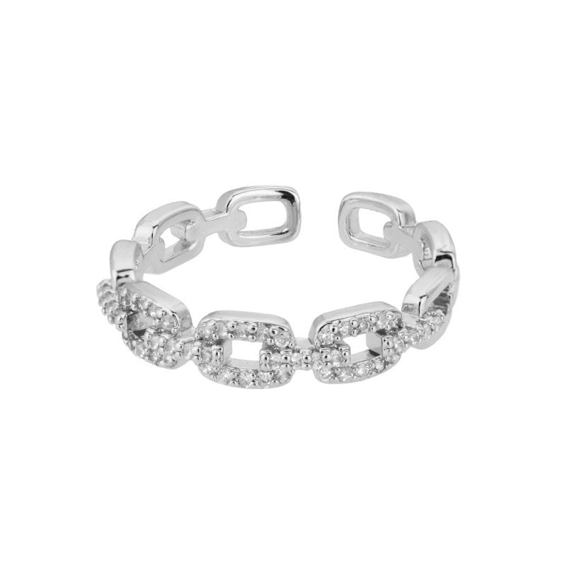 New Letter V Open-end Zircon Ring Double Layer $15.32 Dana Fashion Color: 7 Platinum Size: Adjustable Opening Women's Accessories Product information: Type: Ring Treatment Process: gold inlaid Color: 2 [gold], 2 [white and gold], 3 [gold], 3 [white and go