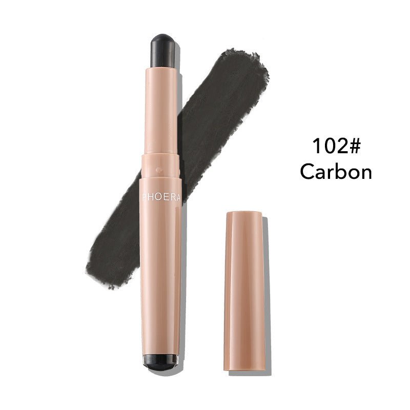 New Monochrome Lipstick Eyeshadow Stick Makeup $35.00 Dana Fashion Color: 102Carbon makeup Product information : Color: yellow, gray, blue, black Number of colors: monochrome Skin Type: General Shelf life: 3 years Color classification: 101# Opals,102# Car