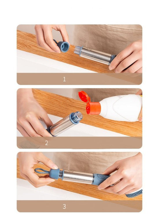 New Multifunctional Dish Brush Household Kitchen Oily Sponge Long Handle Cleaning Brush $30.00 Dana Fashion Color: Blue Dana's Kitchen Overview: 1. The button is completely covered with high-quality silicone rubber and will not tear or leak. 2. The dishwa