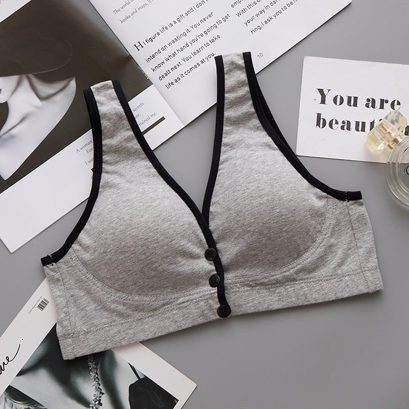 New Nursing Bra Pregnant Women Underwear Maternity Breastfeeding Bra $17.99 Dana Fashion Color: Hemp ash Size: 2XL Women's clothing P roduct information: Fabric Name: Cotton Main fabric composition: cotton Main fabric ingredient content: 95 (%) Lining com