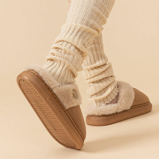 New Plush Slippers For Women Men Winter Warm Home Slipper Indoor Thick-soled Fleece Shoes $39.18 Dana Fashion Color: Black Size: 40to41 Women's shoes Overview: Unique design, stylish and beautiful. Good material, comfortable wear. A variety of colors, any