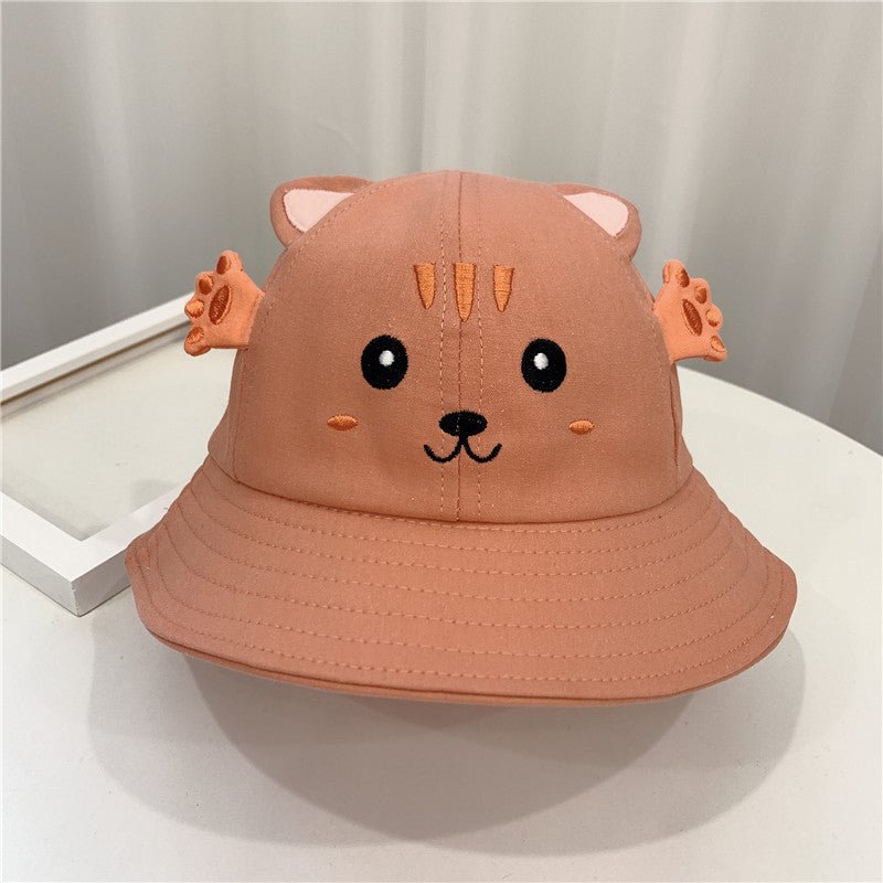 New Products Kitten And Frog Sun Hat Small Pot Hat Baby Hat $14.51 Dana Fashion Color: Orange Baby Clothing Product Information Product category: fisherman hat Applicable gender: neutral/male and female Material: cotton Suitable season: summer, spring Siz