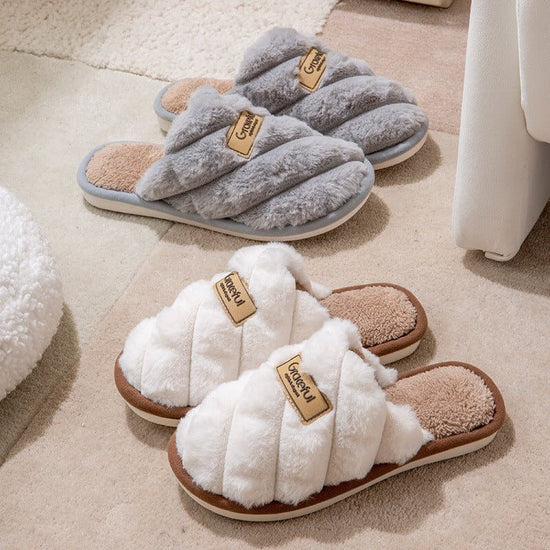 New Simple Thick Bottom Interior Home Non-slip Plush Warm Cotton Slippers $29.90 Dana Fashion Color: Blue Size: 40 to 41 Women's shoes Product information: Pattern: solid color Inner material: artificial wool Color: white, pink, yellow, gray, blue Shoe Up