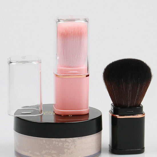 New Single Head Portable Retractable Makeup Brush Beauty Makeup Tools $9.24 Dana Fashion Color: Black style: OPP Packaging makeup Product information: Product category: powder blusher brush Brush material: artificial fiber Brush handle material: plastic S