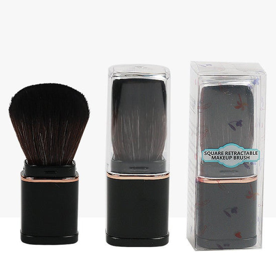 New Single Head Portable Retractable Makeup Brush Beauty Makeup Tools $9.74 Dana Fashion Color: Black style: PVC Packaging makeup Product information: Product category: powder blusher brush Brush material: artificial fiber Brush handle material: plastic S