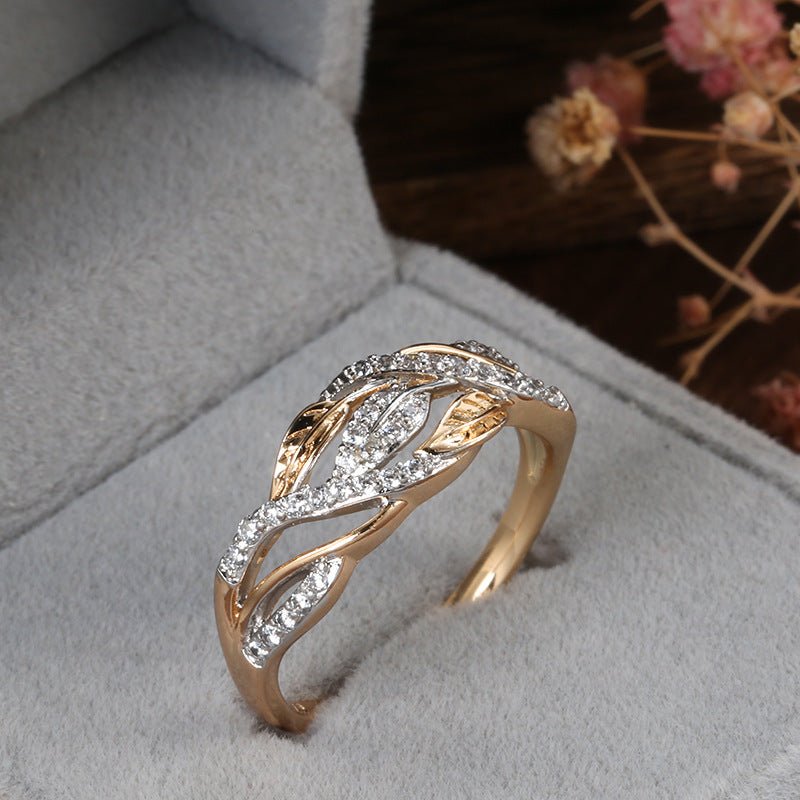 New Socialite Temperament Copper Plating All-match Fashion Women's Ring $18.99 Dana Fashion Color: Gold Size: No 6 Women's Accessories Product information: Type: Ring Treatment Process: Electroplating Size: no.6, no.7, no.8, no.9 Inlay material: gold-plat