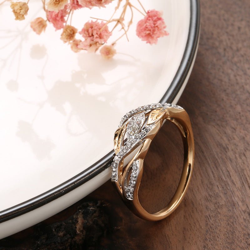 New Socialite Temperament Copper Plating All-match Fashion Women's Ring $18.99 Dana Fashion Color: Gold Size: No 6 Women's Accessories Product information: Type: Ring Treatment Process: Electroplating Size: no.6, no.7, no.8, no.9 Inlay material: gold-plat