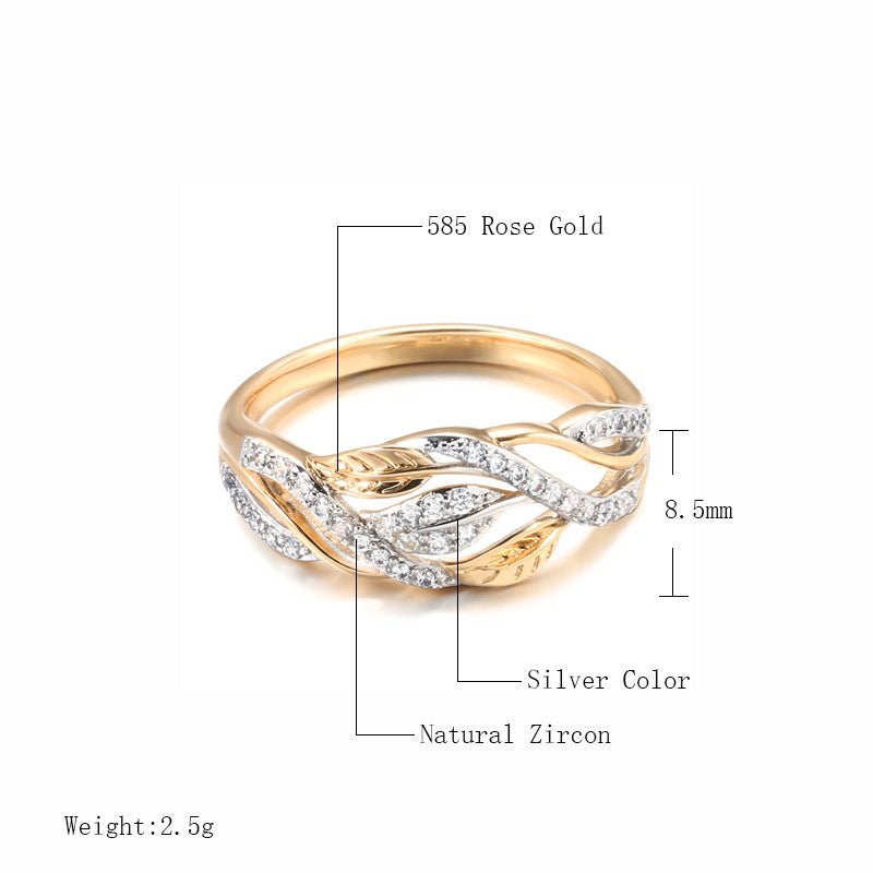 New Socialite Temperament Copper Plating All-match Fashion Women's Ring $18.99 Dana Fashion Color: Gold Size: No 6 Women's Accessories Product information: Type: Ring Treatment Process: Electroplating Size: no.6, no.7, no.8, no.9 Inlay material: gold-plat