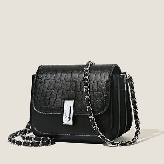 New Special Interest Light Luxury Chain Shoulder Bag Women's Fashion Versatile $48.11 Dana Fashion Color: Black Women's Bags Product information: Lining texture: Polyester Applicable scenario: Daily matching Color: black, white, green Outer bag type: Sand