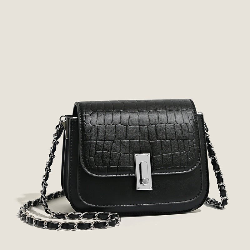 New Special Interest Light Luxury Chain Shoulder Bag Women's Fashion Versatile $48.11 Dana Fashion Color: Black Women's Bags Product information: Lining texture: Polyester Applicable scenario: Daily matching Color: black, white, green Outer bag type: Sand