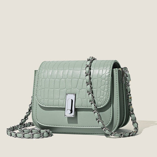 New Special Interest Light Luxury Chain Shoulder Bag Women's Fashion Versatile $48.11 Dana Fashion Color: Black Women's Bags Product information: Lining texture: Polyester Applicable scenario: Daily matching Color: black, white, green Outer bag type: Sand