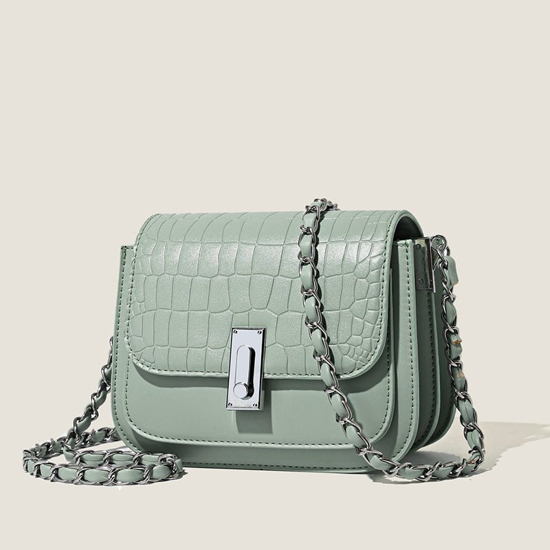 New Special Interest Light Luxury Chain Shoulder Bag Women's Fashion Versatile $48.11 Dana Fashion Color: Black Women's Bags Product information: Lining texture: Polyester Applicable scenario: Daily matching Color: black, white, green Outer bag type: Sand