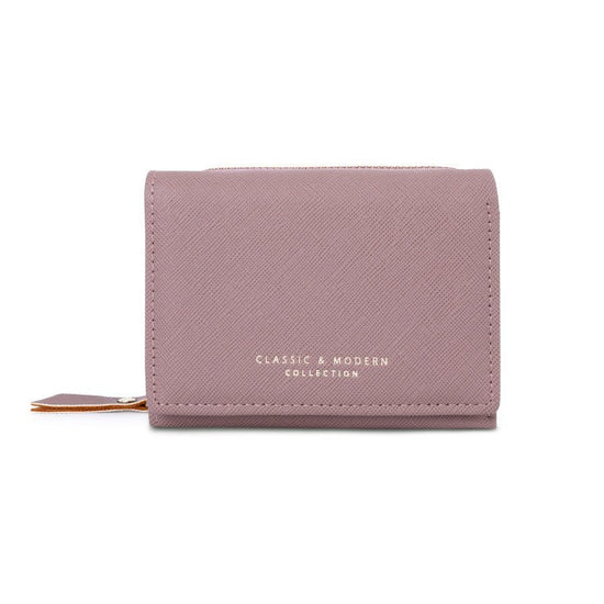 New Three Cute Folding Women's Crossed Coin Purse $32.68 Dana Fashion Color: Dark Purple Women's Bags Product information: Pattern: solid color Lining texture: Polyester Applicable scenario: Daily configuration Color: black, dark purple, purplish red, lig