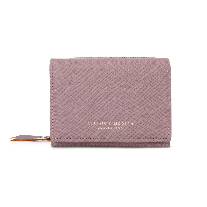 New Three Cute Folding Women's Crossed Coin Purse $32.68 Dana Fashion Color: Dark Purple Women's Bags Product information: Pattern: solid color Lining texture: Polyester Applicable scenario: Daily configuration Color: black, dark purple, purplish red, lig