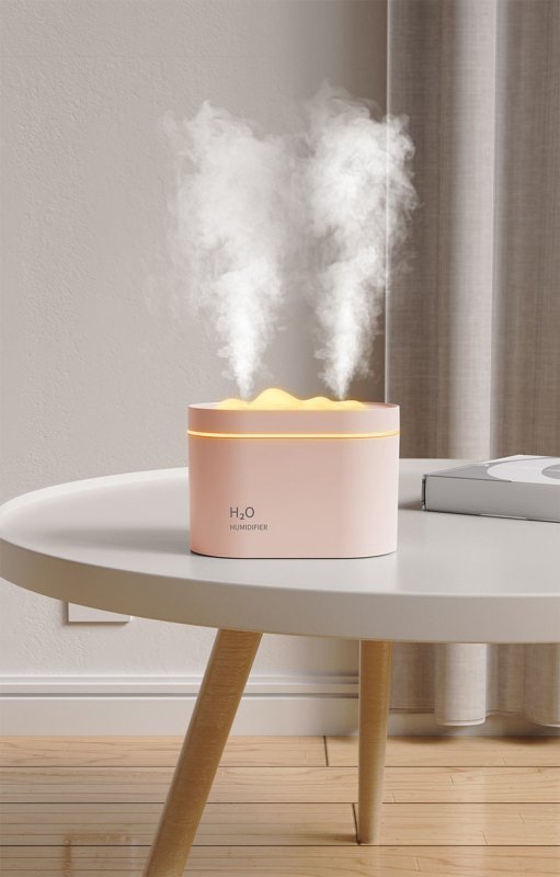 New USB Dual Spray Humidifier For Home Office $40.50 Dana Fashion Color: Pink Electrical outlet: Battery Beauty Tools Product information: Applicable area: less than 10 square meters Water tank capacity: more than 10 liters Suitable for: home Number of fo