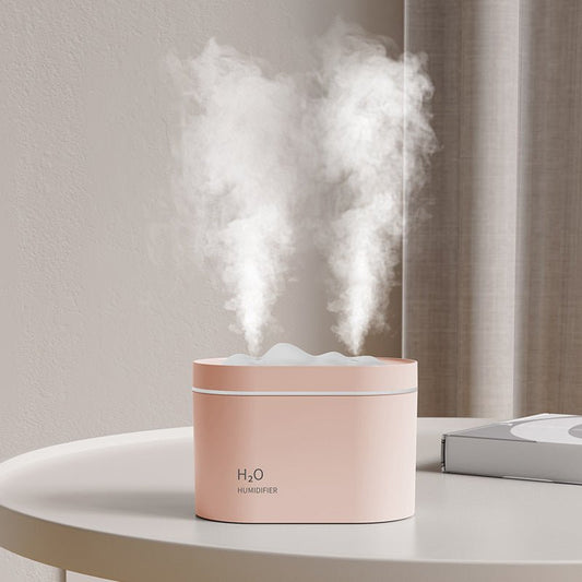 New USB Dual Spray Humidifier For Home Office $40.50 Dana Fashion Color: Pink Electrical outlet: Battery Beauty Tools Product information: Applicable area: less than 10 square meters Water tank capacity: more than 10 liters Suitable for: home Number of fo