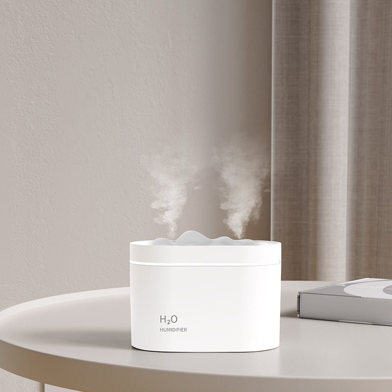 New USB Dual Spray Humidifier For Home Office $40.50 Dana Fashion Color: White Electrical outlet: Battery Beauty Tools Product information: Applicable area: less than 10 square meters Water tank capacity: more than 10 liters Suitable for: home Number of f