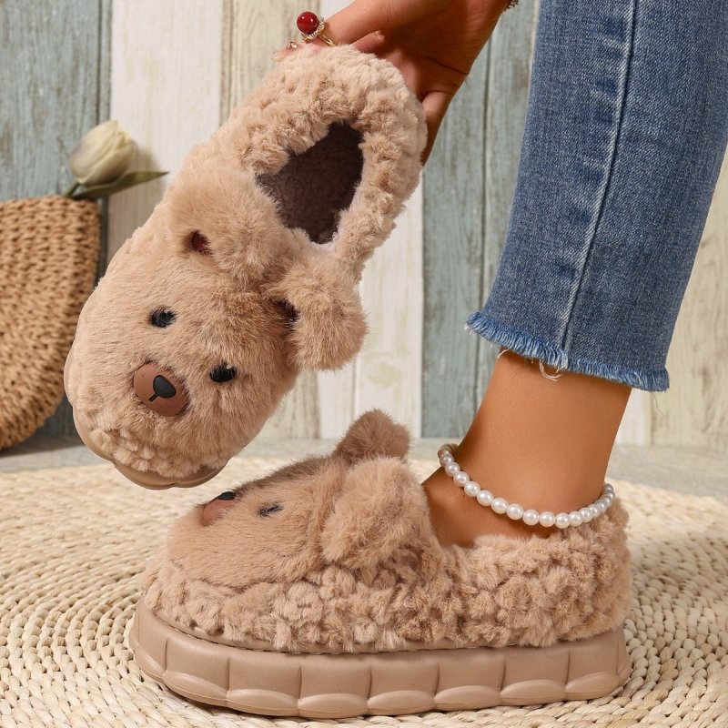 New Warm Indoor Plush Cartoon Cotton Shoes For External Wear $40.26 Dana Fashion Color: Coffee Shoe size: 36or37 Women's shoes Overview: Unique design, stylish and beautiful. Good material, comfortable feet. A variety of colors, any choice. Specification:
