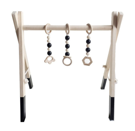 Newborn baby baby fitness frame $76.76 Dana Fashion Color: Black Baby & Mother Features: Made of high-quality wood, safe and non-toxic. You can save space and decorate the room. Very suitable for living room, bedroom, children's room, etc. Train your baby