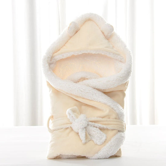 Newborn baby being hugged and swaddled by baby $53.79 Dana Fashion Color: Yellow Baby Clothing Product parameters: Applicable age: Freshmen Fabric: Velvet Size: 88x88cm Product Category: Carpet Fabric: Velvet Suitable for the season: winter pattern: plain