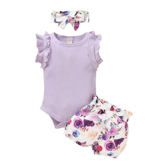 Newborn Baby Clothes Set Short Sleeve Romper Tops Bow Shorts $29.50 Dana Fashion Color: 4.style Child size: 12M Baby Clothing Product information: Made of: Cotton Style: Casual Waist: middle waist Pants length: shorts Size Information: Size: 6M 12M 18M 24