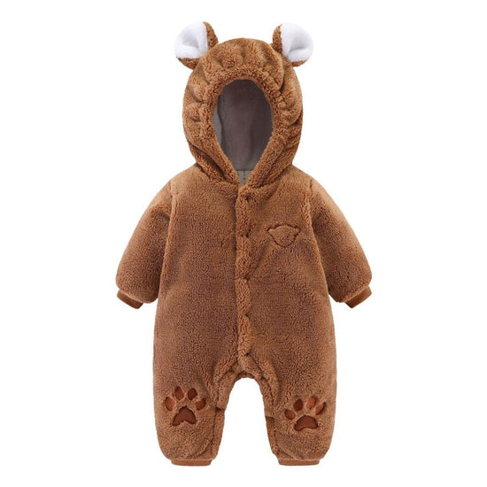 Newborn Baby Onesies Baby Clothes Romper Baby Quilted $38.75 Dana Fashion Color: Coffee Child size: 59cm Baby Clothing Product information: Fabric name: rice velvet Suitable season: winter, autumn Suitable age: infants and young children (0-2 years old) A