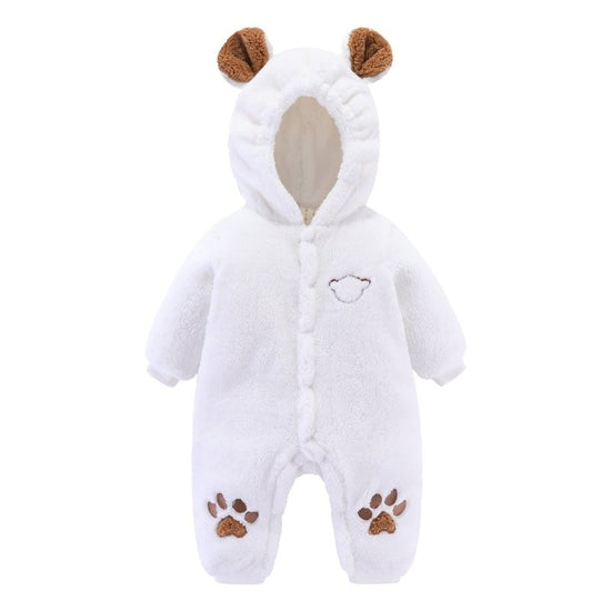 Newborn Baby Onesies Baby Clothes Romper Baby Quilted $33.78 Dana Fashion Color: White Child size: 59cm Baby Clothing Product information: Fabric name: rice velvet Suitable season: winter, autumn Suitable age: infants and young children (0-2 years old) Ap