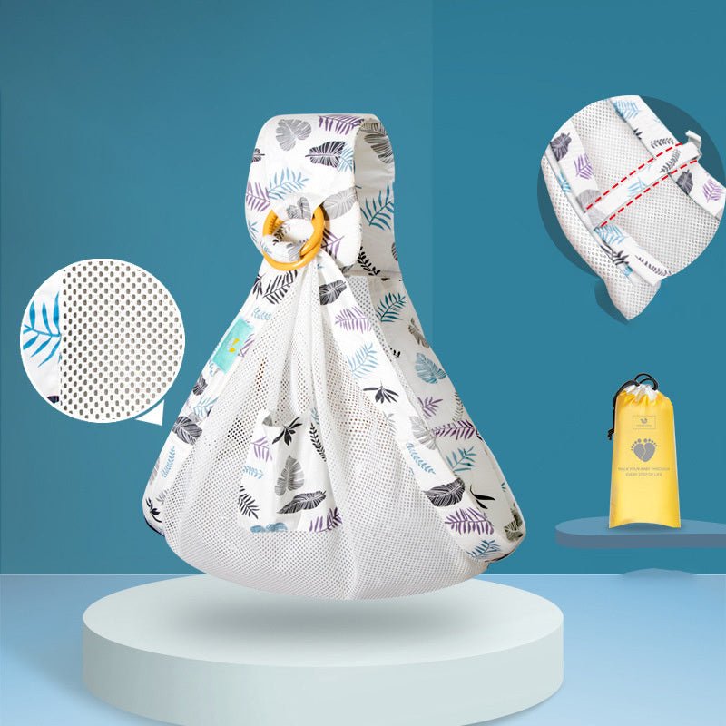 Newborn Baby Wrap Carrier $53.74 Dana Fashion Color: White leaf seat belt Baby & Mother Product information: Product category: strap/back bag Strap method: single shoulder Strap function: horizontal holding type Maximum load: 30kg Applicable age: 3-36 mon