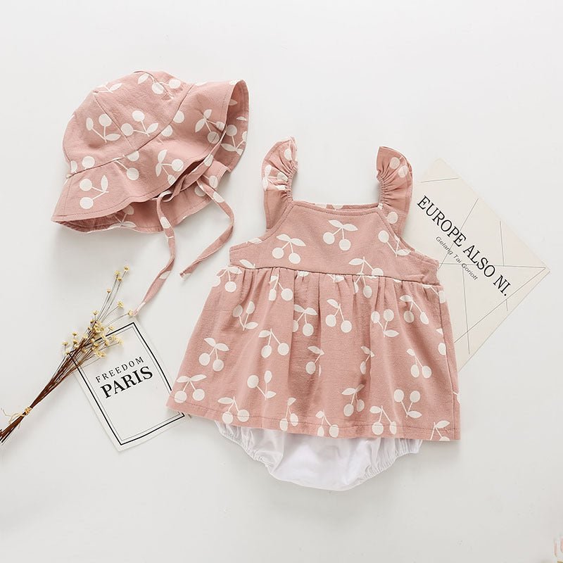 Newborn clothes $23.49 Dana Fashion Color: Pink Appropriate Height: 100cm Baby Clothing Applicable gender: female Sleeve: Sleeveless Whether hooded: detachable cap Thickness: General Fabric Name: Cotton Main fabric component content; 100 (%) Closed style: