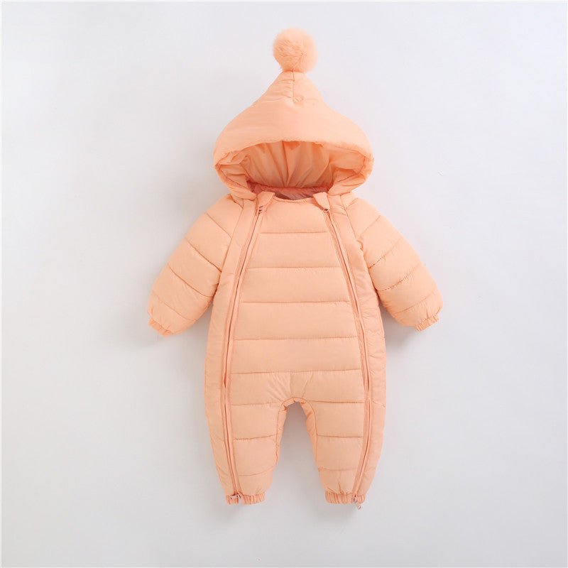 Newborn Cotton For Men And Women, Baby Climbing Clothes $42.54 Dana Fashion Color: Orange Suitable For Height: 100cm Baby Clothing Product information: Color: red (solid color double zipper party clothes), Green (solid color double zipper party clothes),