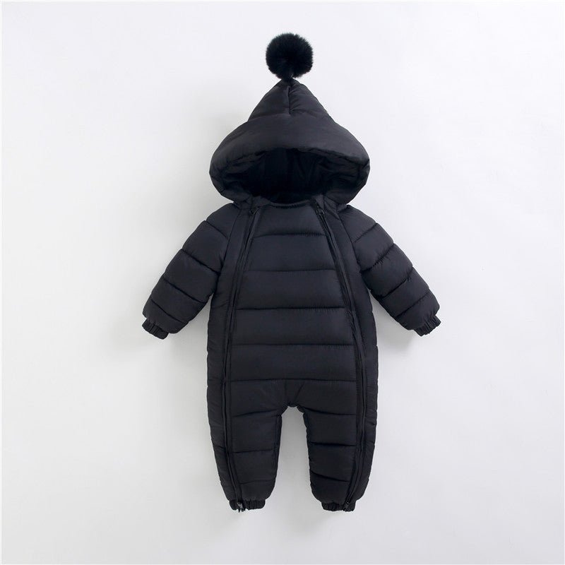 Newborn Cotton For Men And Women, Baby Climbing Clothes $42.54 Dana Fashion Color: Black Suitable For Height: 100cm Baby Clothing Product information: Color: red (solid color double zipper party clothes), Green (solid color double zipper party clothes), y