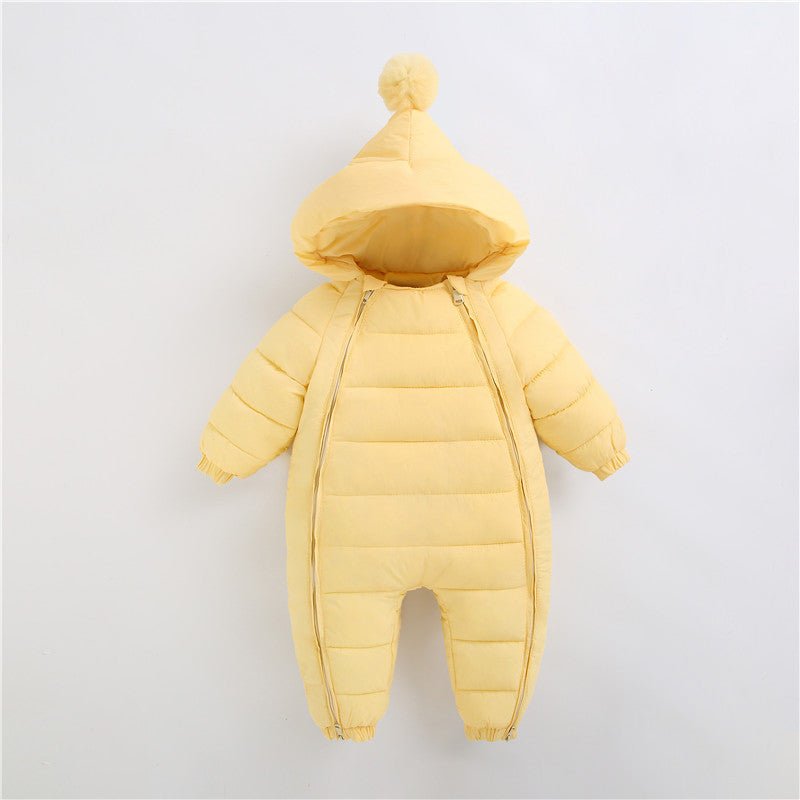 Newborn Cotton For Men And Women, Baby Climbing Clothes $42.54 Dana Fashion Color: Yellow Suitable For Height: 100cm Baby Clothing Product information: Color: red (solid color double zipper party clothes), Green (solid color double zipper party clothes),