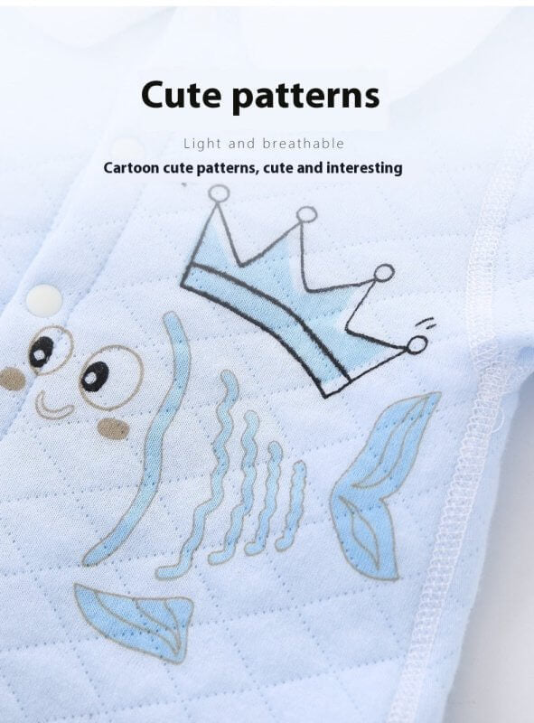 Newborn Cotton Products For Autumn And Winter Gift Set $69.50 Dana Fashion Color: Small Koi Blue Suitable For Height: 59cm Baby Clothing Product information: Fabric name: Combed cotton Applicable gender: neutral/both male and female Gift box content: clot