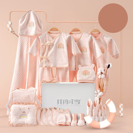Newborn gift box set $83.45 Dana Fashion Color: 22pcs blue Size: 59cm Baby Clothing Fabric: Pure cotton (100%)