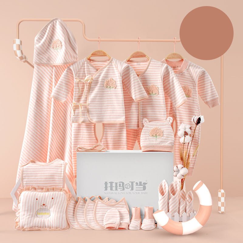 Newborn gift box set $83.45 Dana Fashion Color: 22pcs blue Size: 59cm Baby Clothing Fabric: Pure cotton (100%)