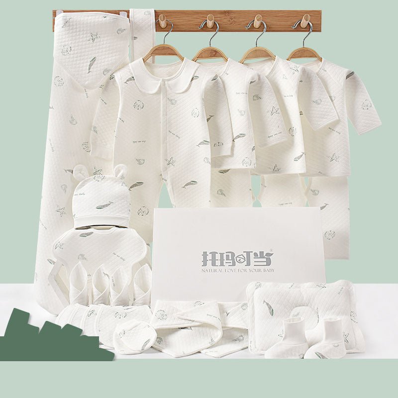 Newborn gift box set $83.45 Dana Fashion Color: 22pcs blue Size: 59cm Baby Clothing Fabric: Pure cotton (100%)