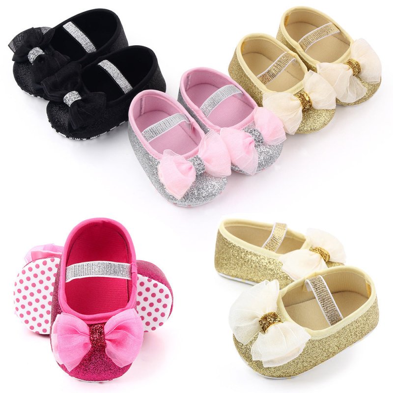 Newborn Princess Shoes Baby Shoes Soft Soled Baby Shoes Bow Princess Shoes Single Shoes $9.40 Dana Fashion Color: Black Shoe size: 11cm Baby & Mother Product information: Upper material : Artificial Pu Applicable gender : Both male and female Suitable for