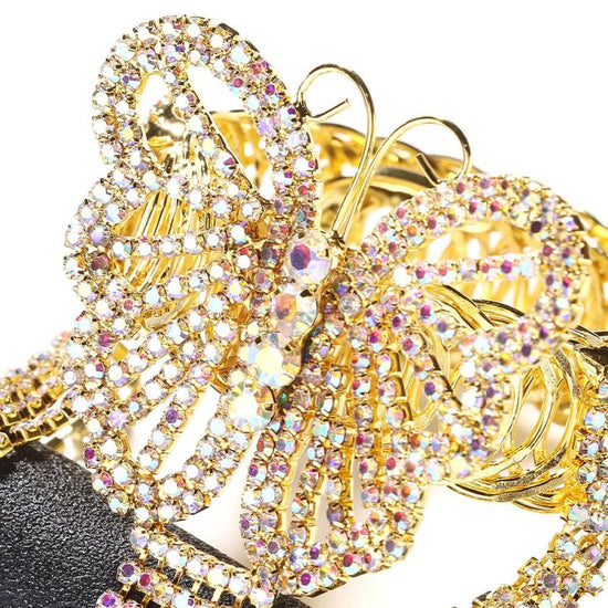 Niche Exquisite Fairy Butterfly Tassel Bracelet Rhinestone Arm Chain $23.82 Dana Fashion Color: Gold Women's Accessories Product information: Color: gold, silver Applicable people: women Style: Women's Material: Rhinestone Popular elements: Tassel Style: