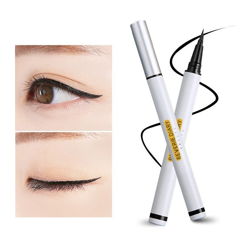 No faint makeup eyeliner pen $10.74 Dana Fashion Color: Black makeup Product name: Cool black quick-drying eyeliner Net mouth content: 1ml Optional color: black brown Shelf life: 3 years Features: Wonderful tide color eyeliner is lively and full marks, pl