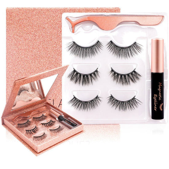 No Glue Waterproof Magnetic Lashes Eyeliner Magnetic Kit $36.50 Dana Fashion style: E makeup Overview: [EASY TO USE] Putting on our Magnetic Eyelashes with Eyeliner kit is very simple. First, apply the magnetic eyeliner as you would with any eyeliner. Wai