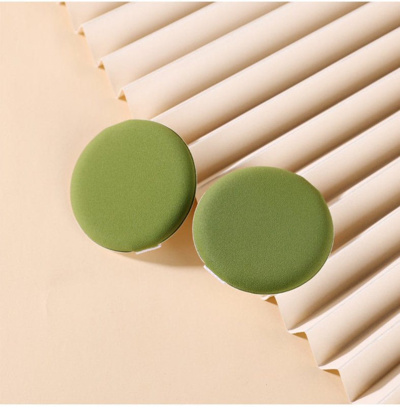 Non Latex Dry Wet BB Cream Round Sponge Powder Puff Makeup Tool $12.57 Dana Fashion Color: Blackish green style: Circular makeup Product information: Product category: Dry powder puff Material: hydrophilic non latex Specifications: 7 pieces of strawberry