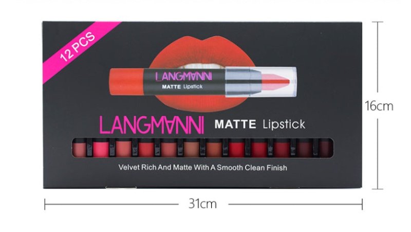 Non-Stick Cup Matte Lipstick And Lip Gloss Set $75.09 Dana Fashion default: default makeup Overview: The color is not easy to fade and long-lasting. Moisturizer your lips and the color is easy to color on. Help to leave smoother, healthier lips. It can re