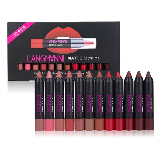 Non-Stick Cup Matte Lipstick And Lip Gloss Set $75.09 Dana Fashion default: default makeup Overview: The color is not easy to fade and long-lasting. Moisturizer your lips and the color is easy to color on. Help to leave smoother, healthier lips. It can re