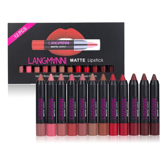 Non-Stick Cup Matte Lipstick And Lip Gloss Set $75.09 Dana Fashion default: default makeup Overview: The color is not easy to fade and long-lasting. Moisturizer your lips and the color is easy to color on. Help to leave smoother, healthier lips. It can re